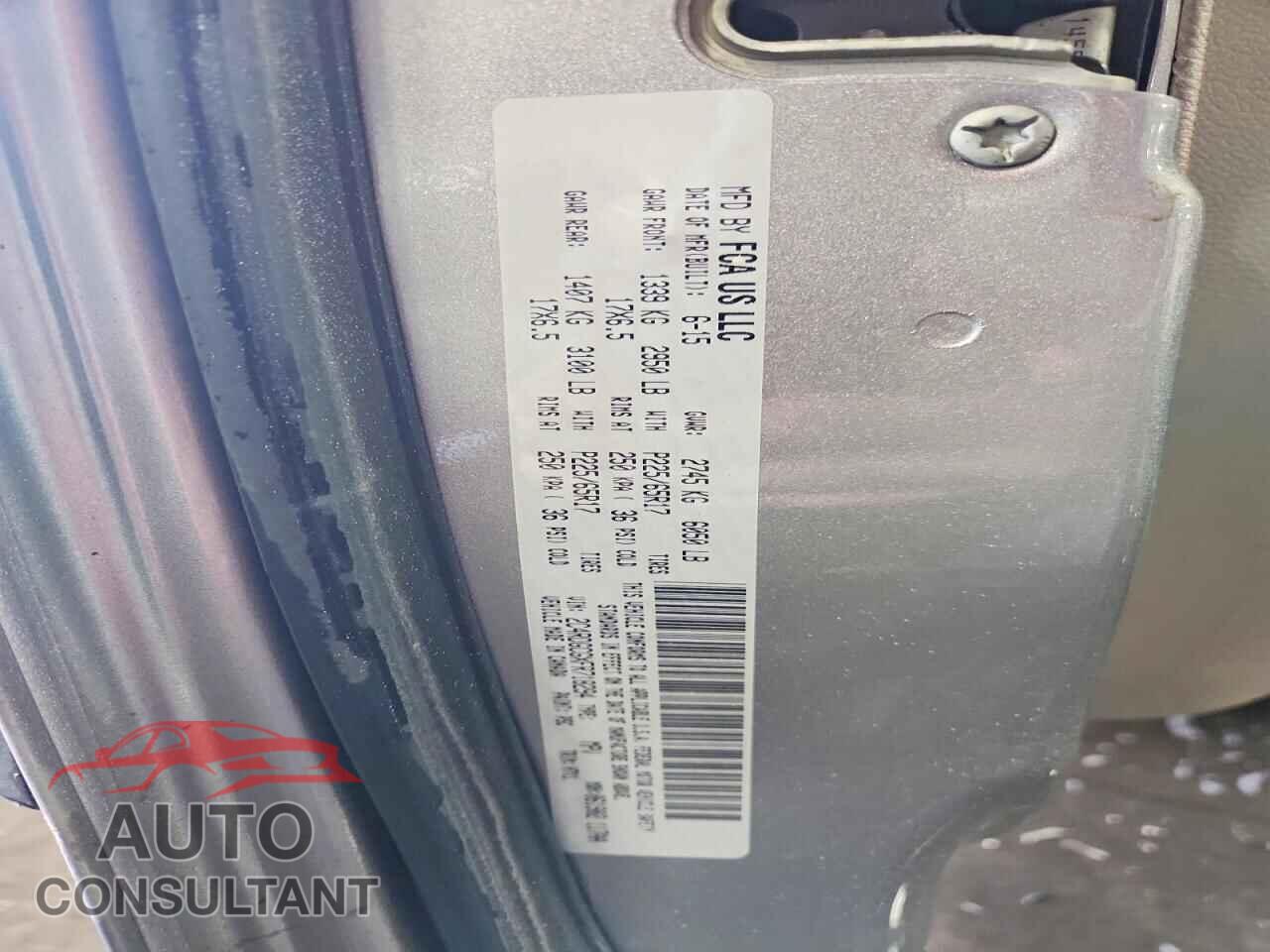 DODGE CARAVAN 2015 - 2C4RDGCGXFR718294