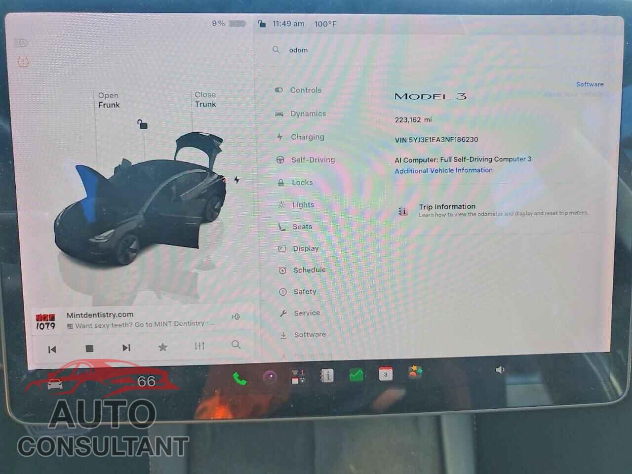 TESLA MODEL 3 2022 - 5YJ3E1EA3NF186230