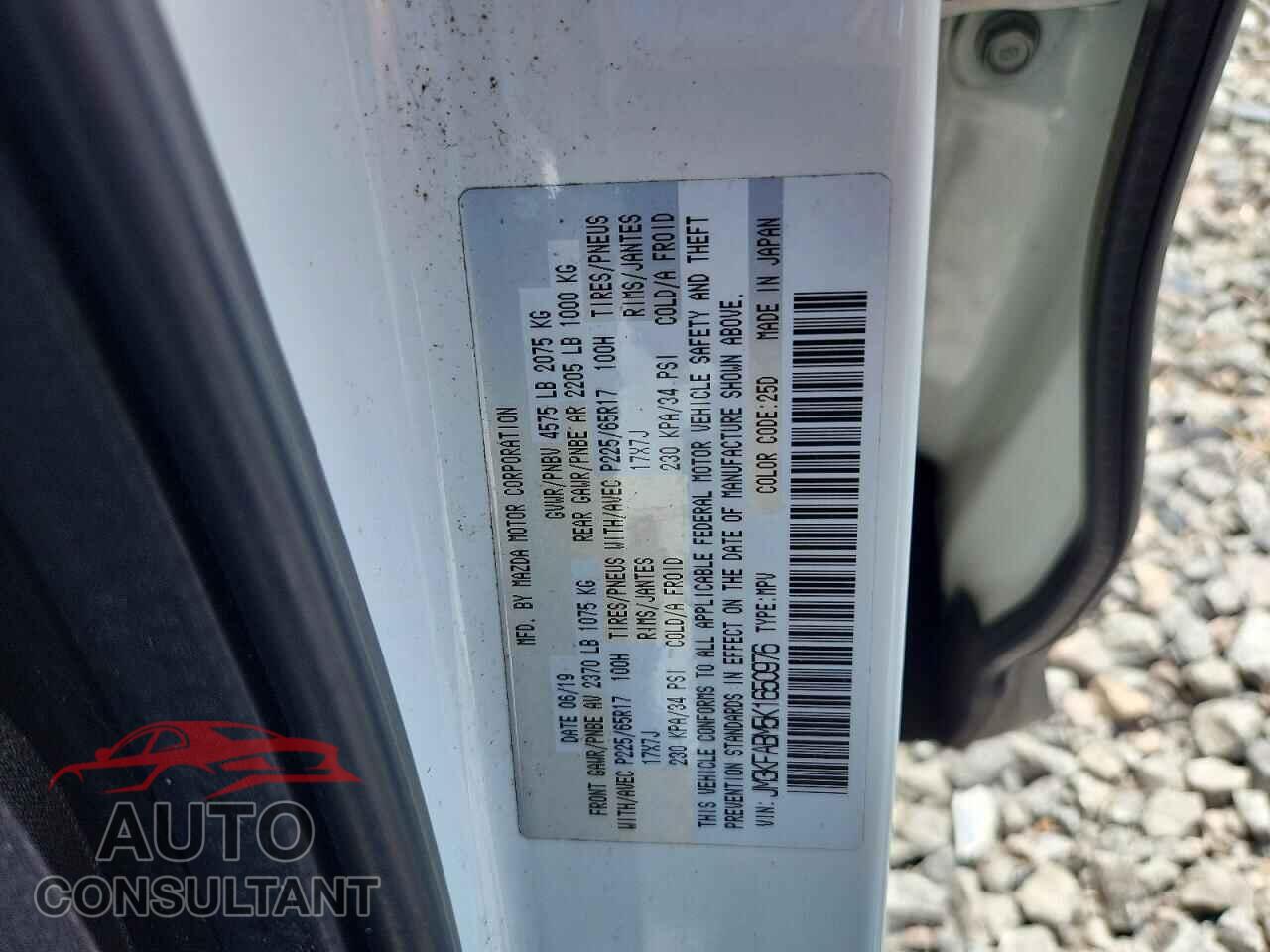 MAZDA CX-5 2019 - JM3KFABM5K1650976