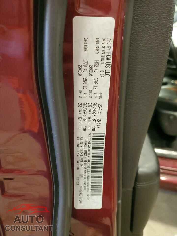 DODGE DURANGO 2017 - 1C4RDJDGXHC917725