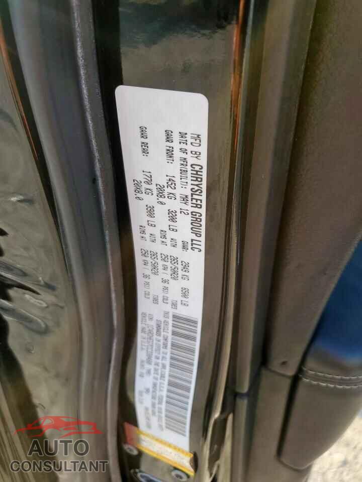 DODGE DURANGO 2012 - 1C4RDHEG7CC330480