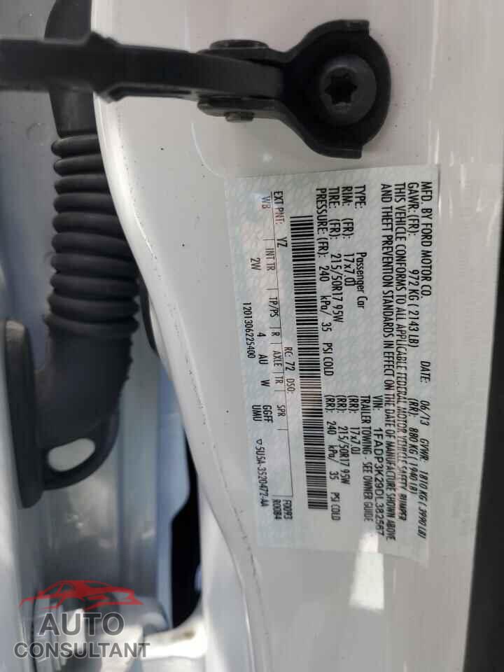 FORD FOCUS 2013 - 1FADP3K29DL382567