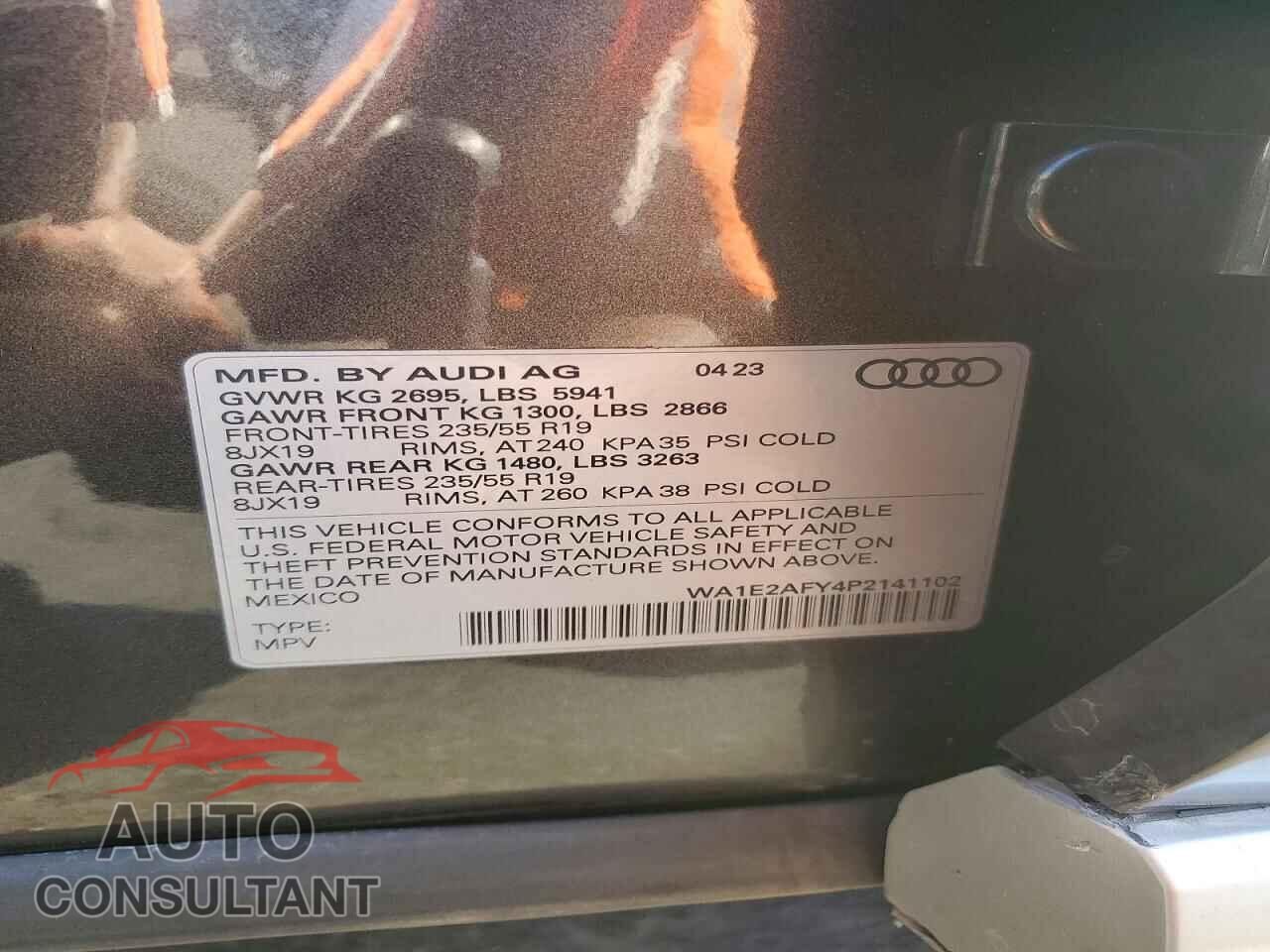 AUDI Q5 2023 - WA1E2AFY4P2141102