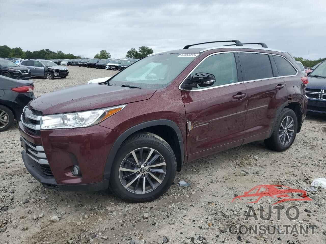 TOYOTA HIGHLANDER 2018 - 5TDJZRFH4JS494308