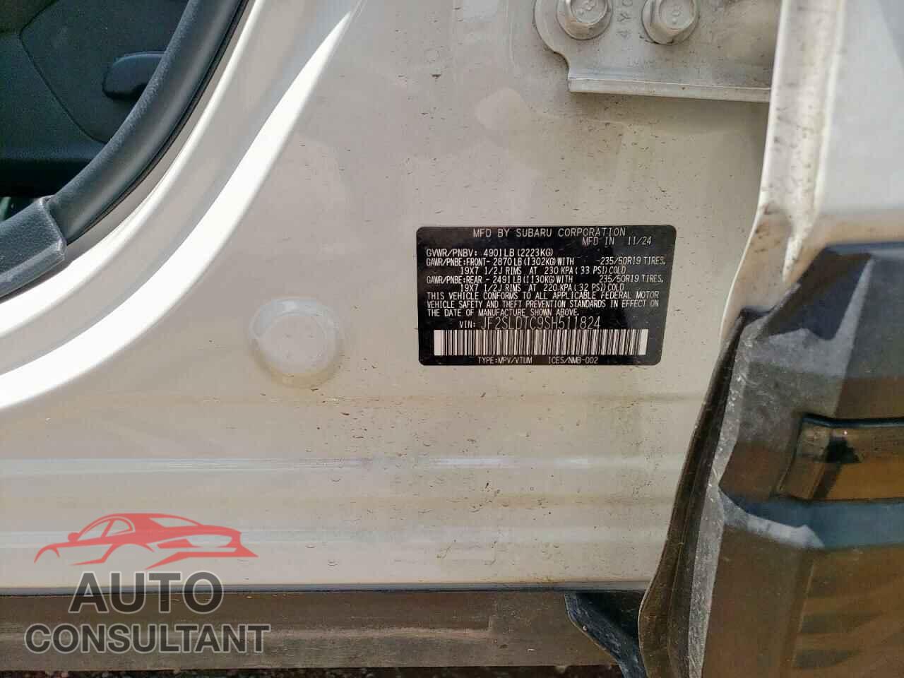 SUBARU FORESTER 2025 - JF2SLDTC9SH511824