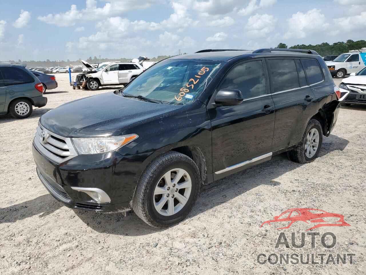 TOYOTA HIGHLANDER 2013 - 5TDZK3EH8DS103719