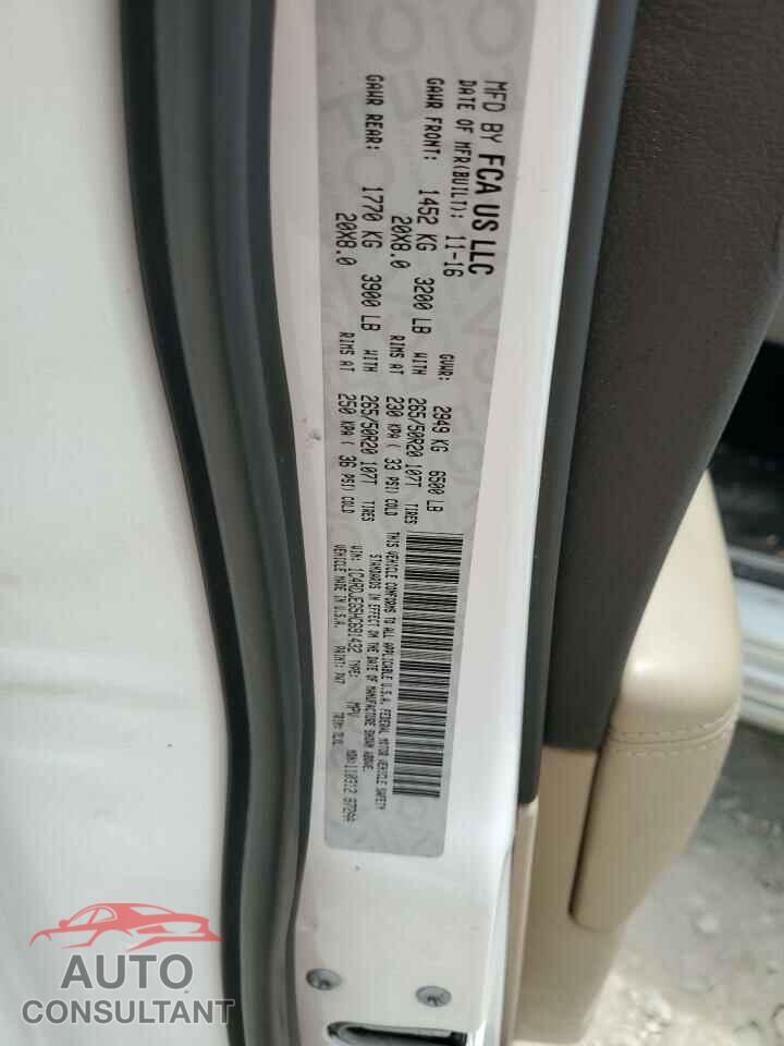 DODGE DURANGO 2017 - 1C4RDJEG5HC691432