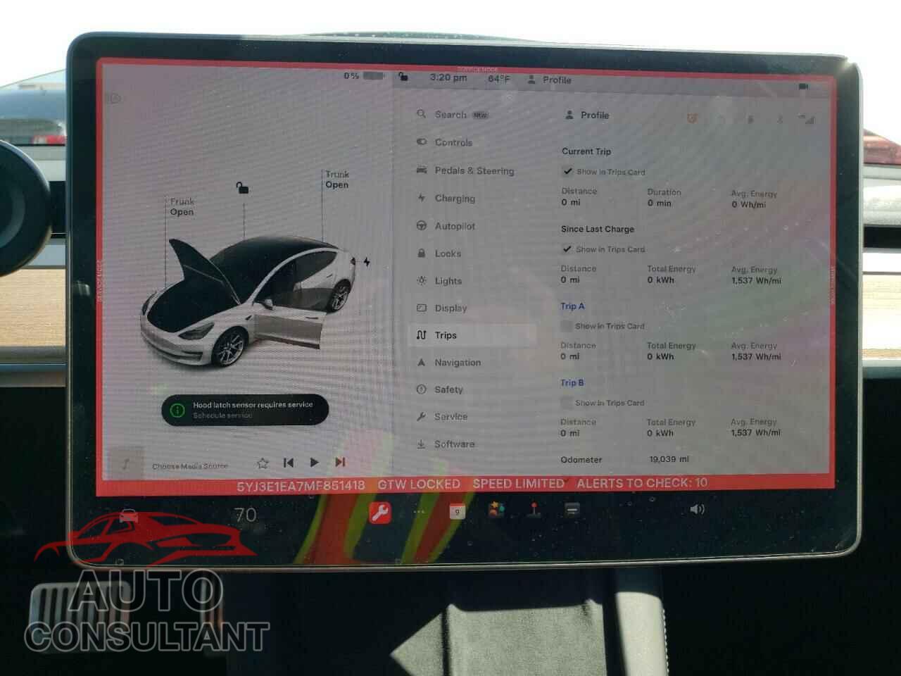 TESLA MODEL 3 2021 - 5YJ3E1EA7MF851418