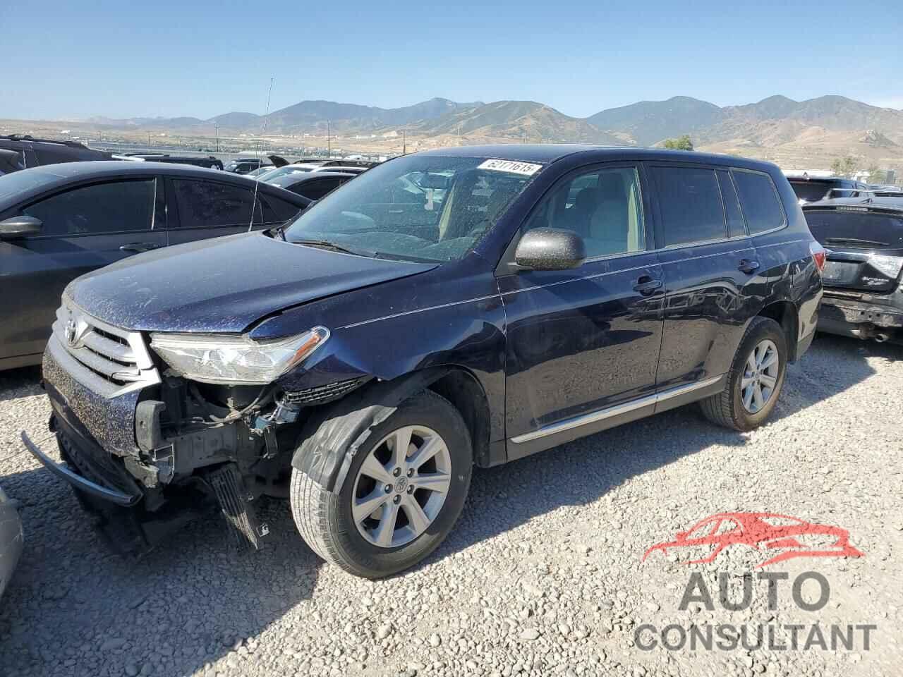 TOYOTA HIGHLANDER 2012 - 5TDBK3EH1CS093230