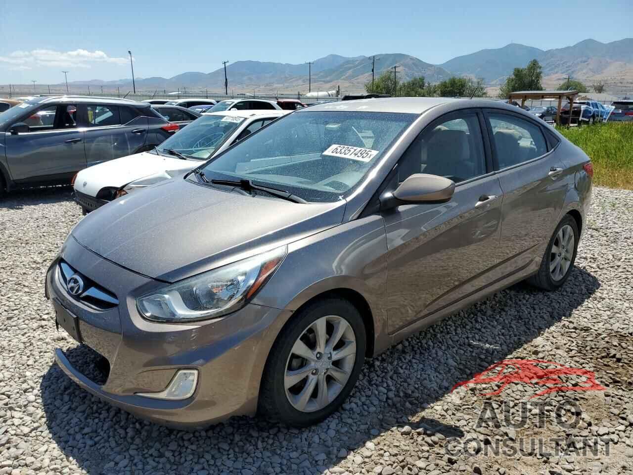 HYUNDAI ACCENT 2012 - KMHCU4AE6CU109414