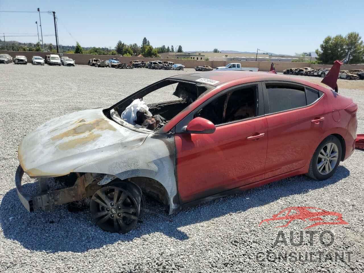 HYUNDAI ELANTRA 2017 - KMHD84LF7HU425622