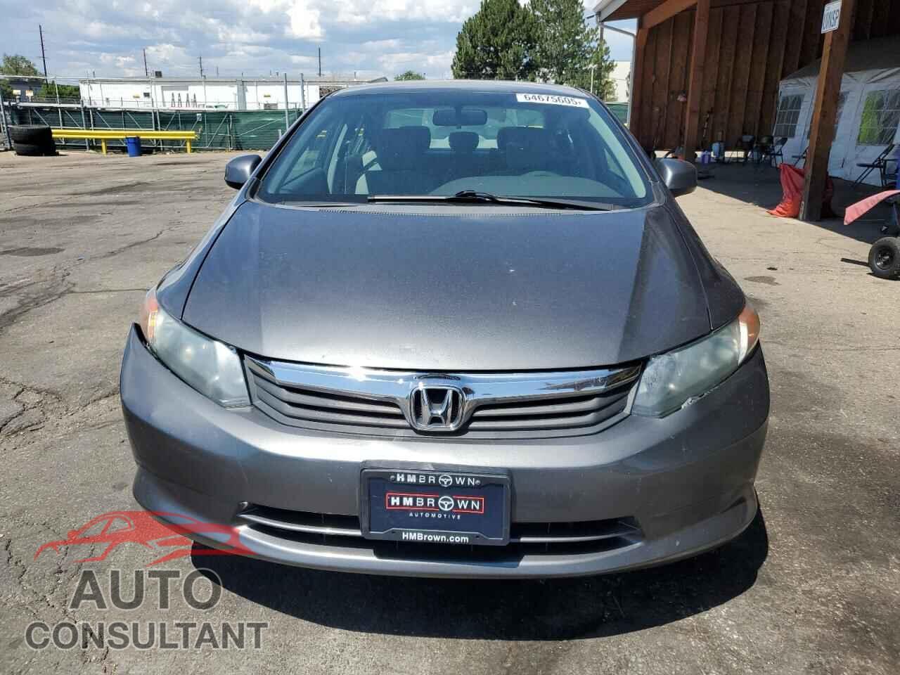 HONDA CIVIC 2012 - 2HGFB2F5XCH560712