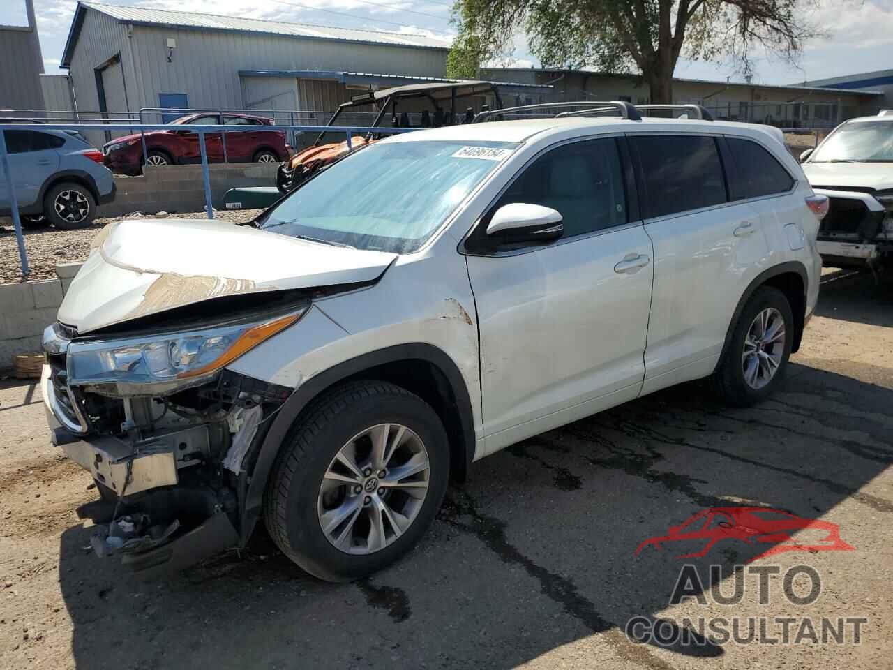 TOYOTA HIGHLANDER 2016 - 5TDBKRFH9GS318971