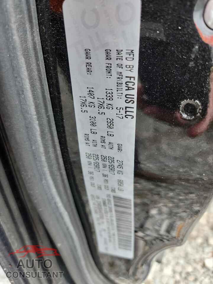 DODGE CARAVAN 2017 - 2C4RDGBG4HR787583