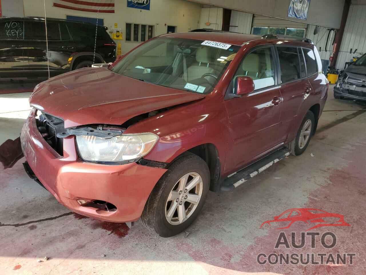 TOYOTA HIGHLANDER 2010 - 5TDBK3EH2AS028805