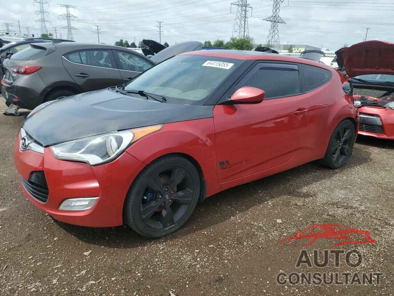 HYUNDAI VELOSTER 2013 - KMHTC6AD6DU177543