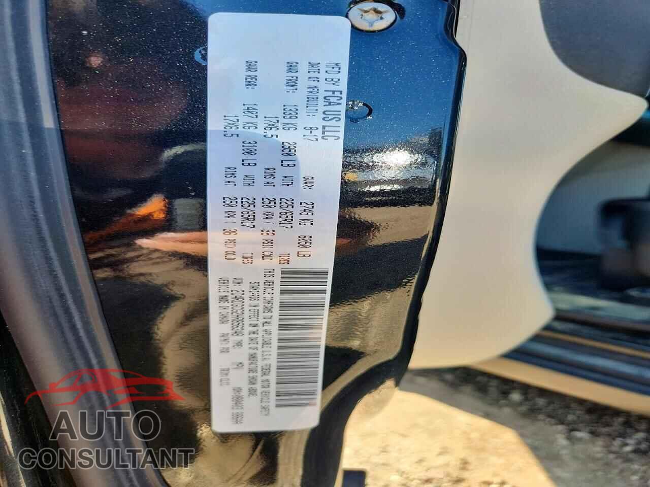 DODGE CARAVAN 2017 - 2C4RDGCG2HR856348