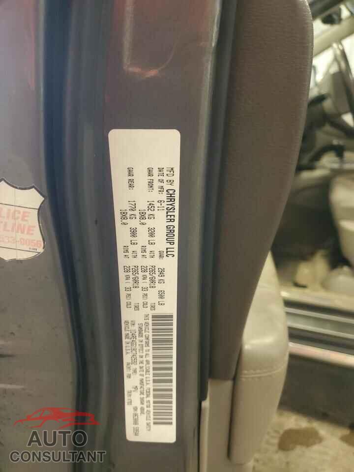 DODGE DURANGO 2011 - 1D4RE4GG1BC742592