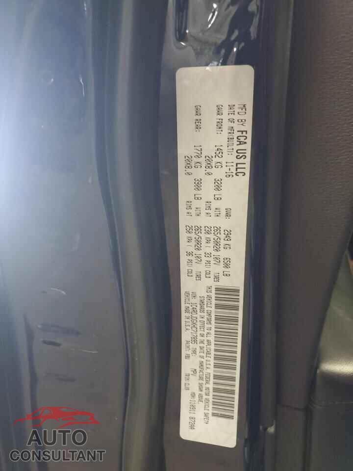 DODGE DURANGO 2017 - 1C4RDJDGXHC717895