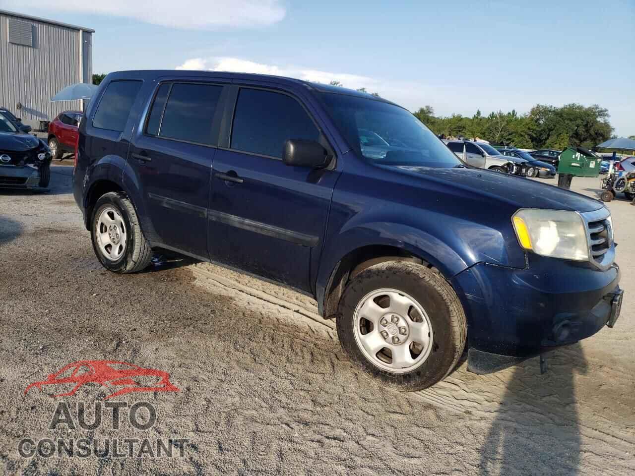 HONDA PILOT 2013 - 5FNYF3H29DB005018