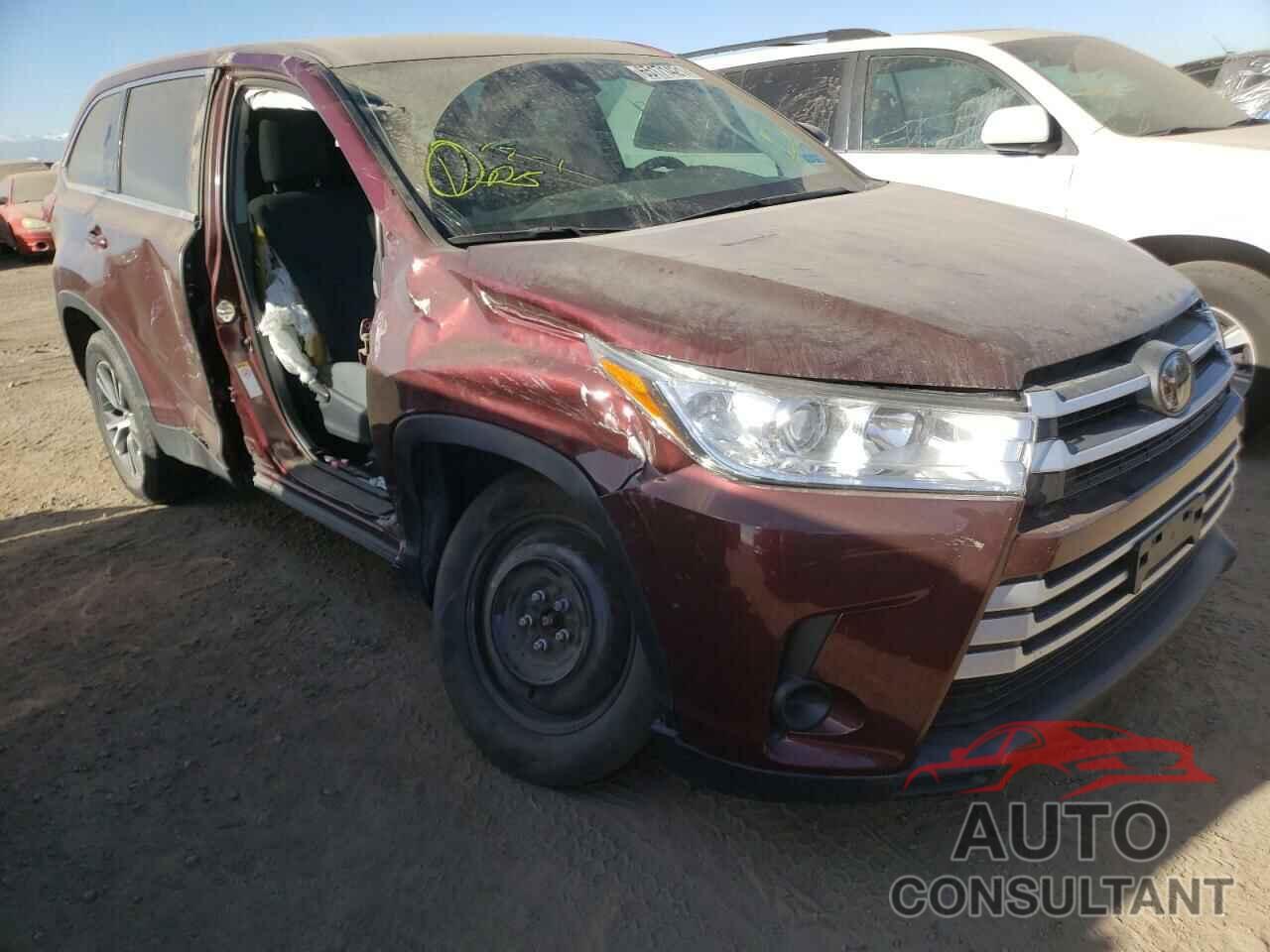TOYOTA HIGHLANDER 2019 - 5TDZZRFH1KS322760