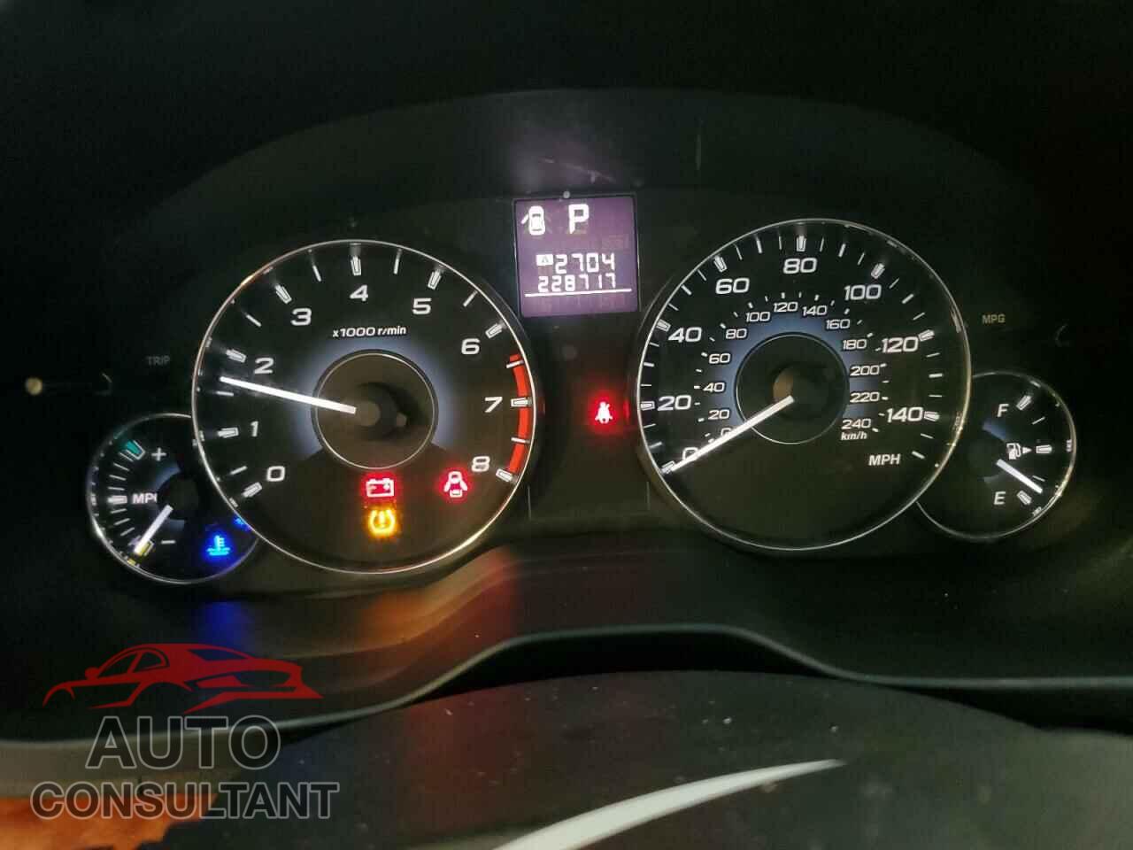 SUBARU OUTBACK 2011 - 4S4BRBLC8B3412809