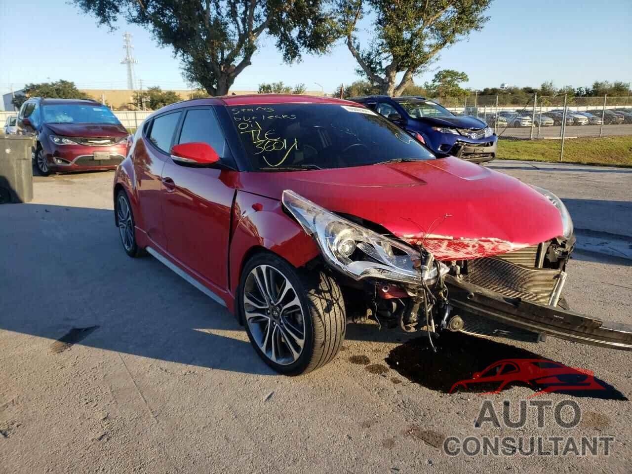 HYUNDAI VELOSTER 2016 - KMHTC6AE8GU283800