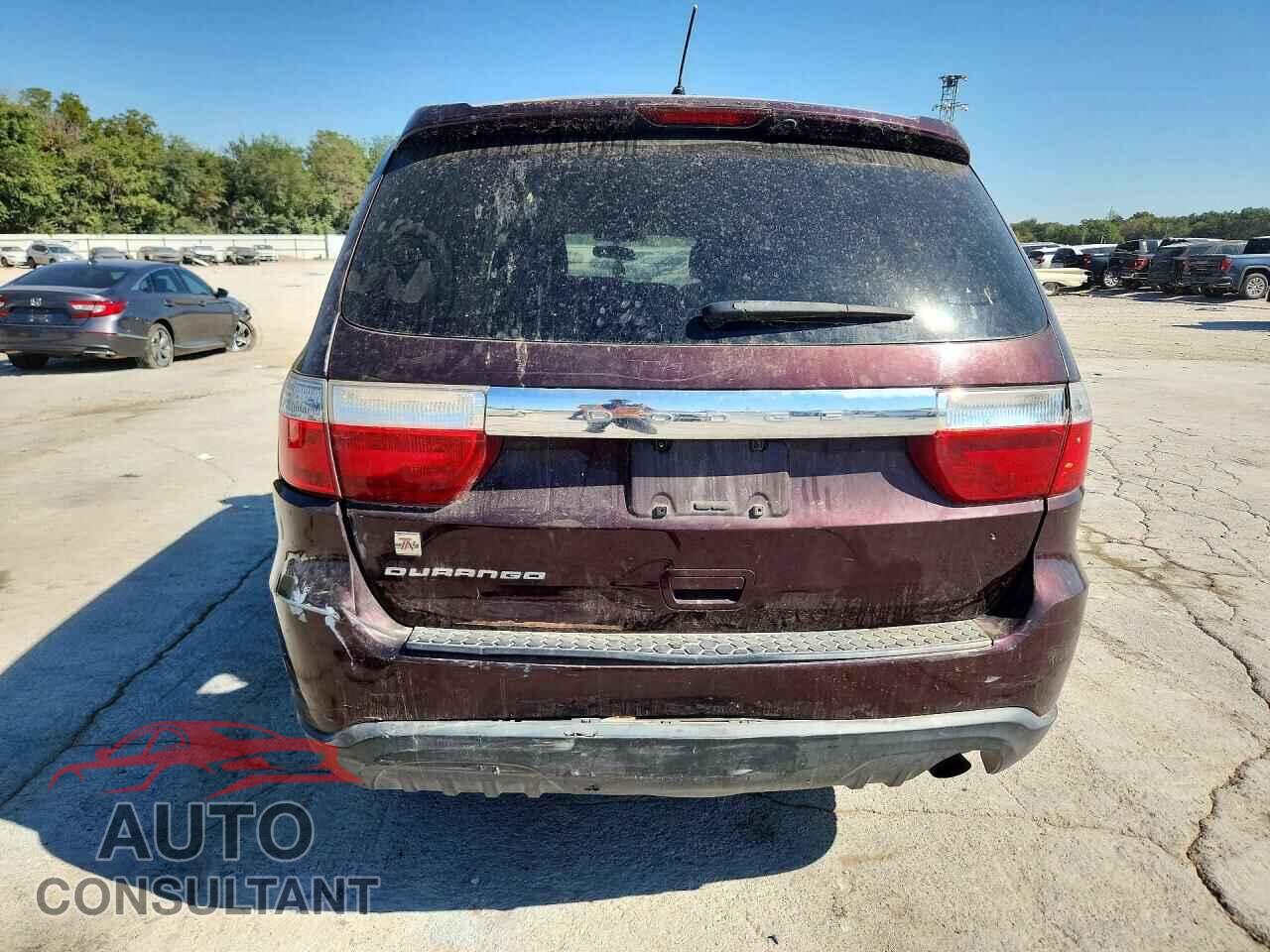 DODGE DURANGO 2012 - 1C4RDHAG9CC330423