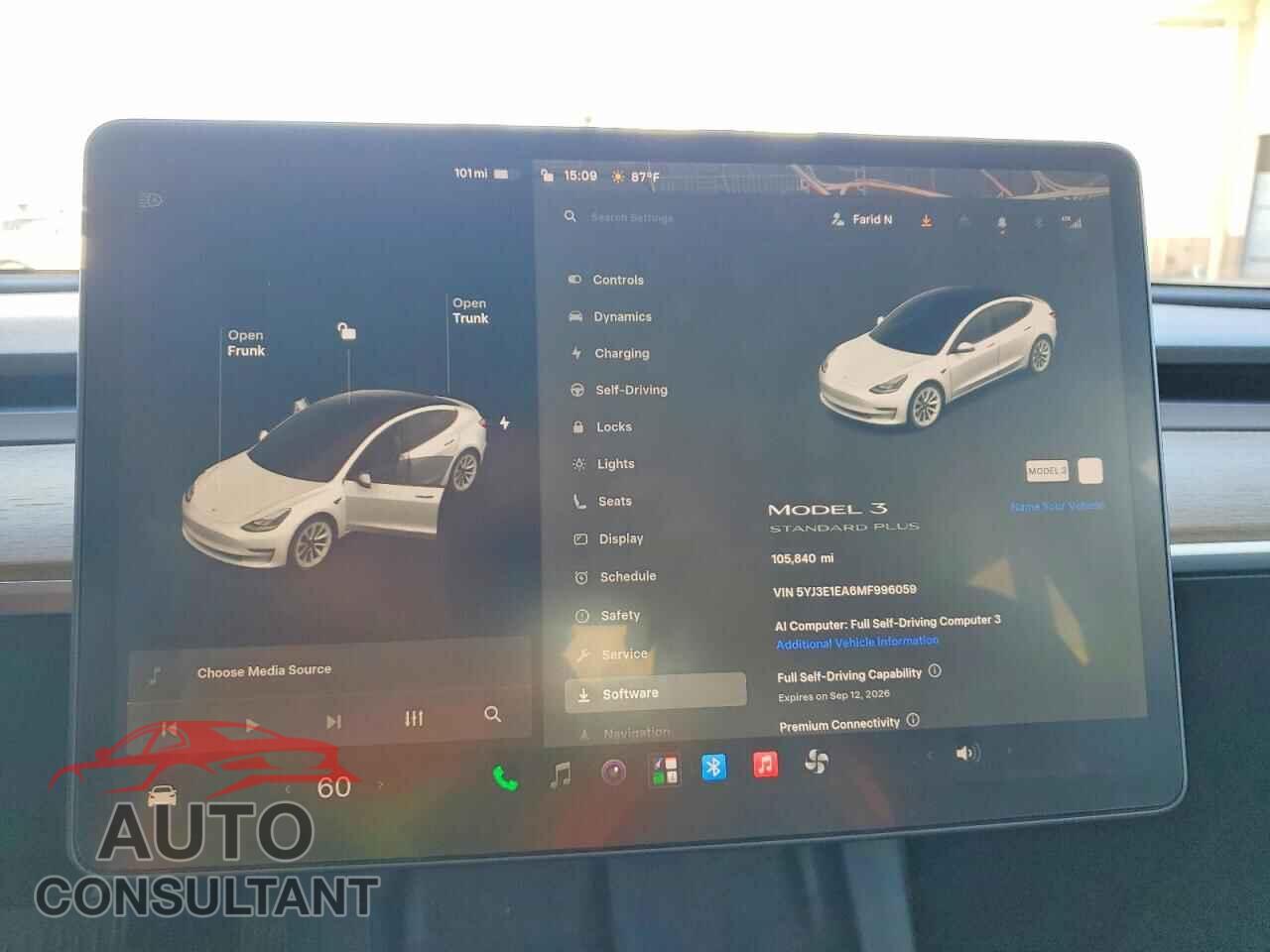 TESLA MODEL 3 2021 - 5YJ3E1EA6MF996059