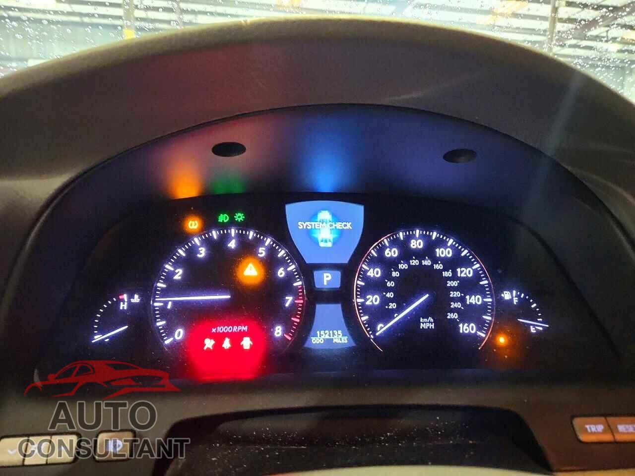 LEXUS LS460 2009 - JTHBL46F095090932