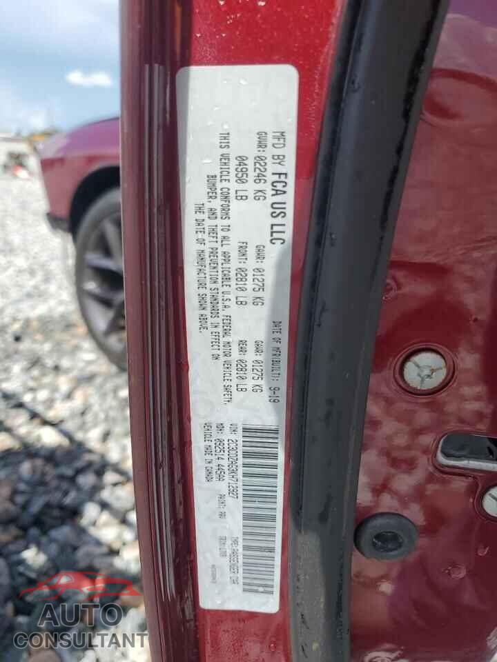 DODGE CHALLENGER 2019 - 2C3CDZAG3KH712927