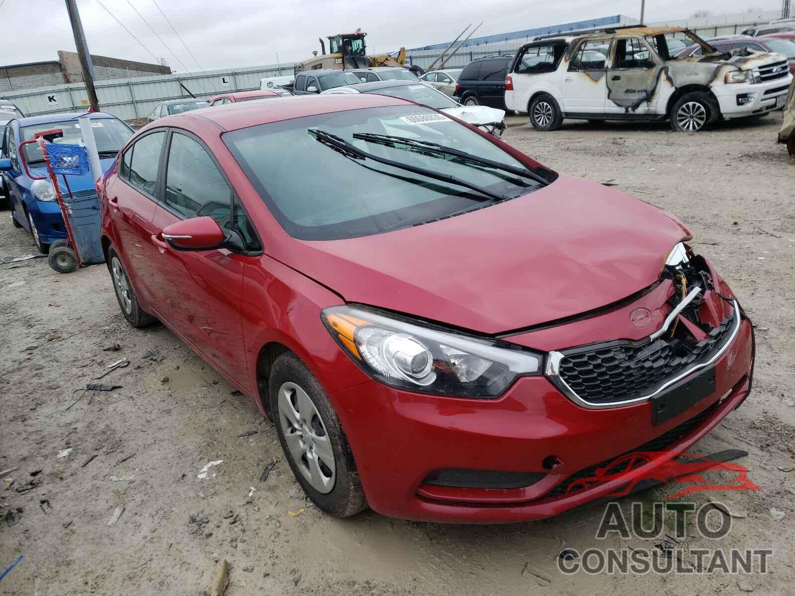 KIA FORTE 2016 - KNAFX4A61G5554898