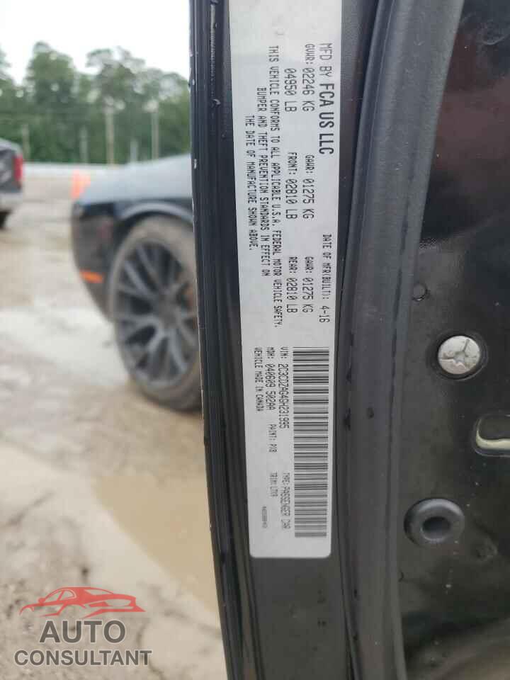 DODGE CHALLENGER 2016 - 2C3CDZAG4GH231995
