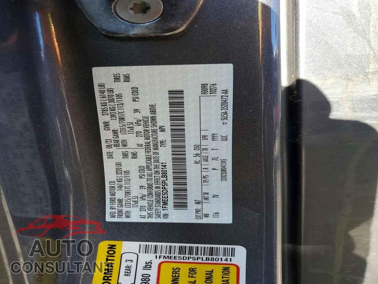 FORD BRONCO 2023 - 1FMEE5DP5PLB80141