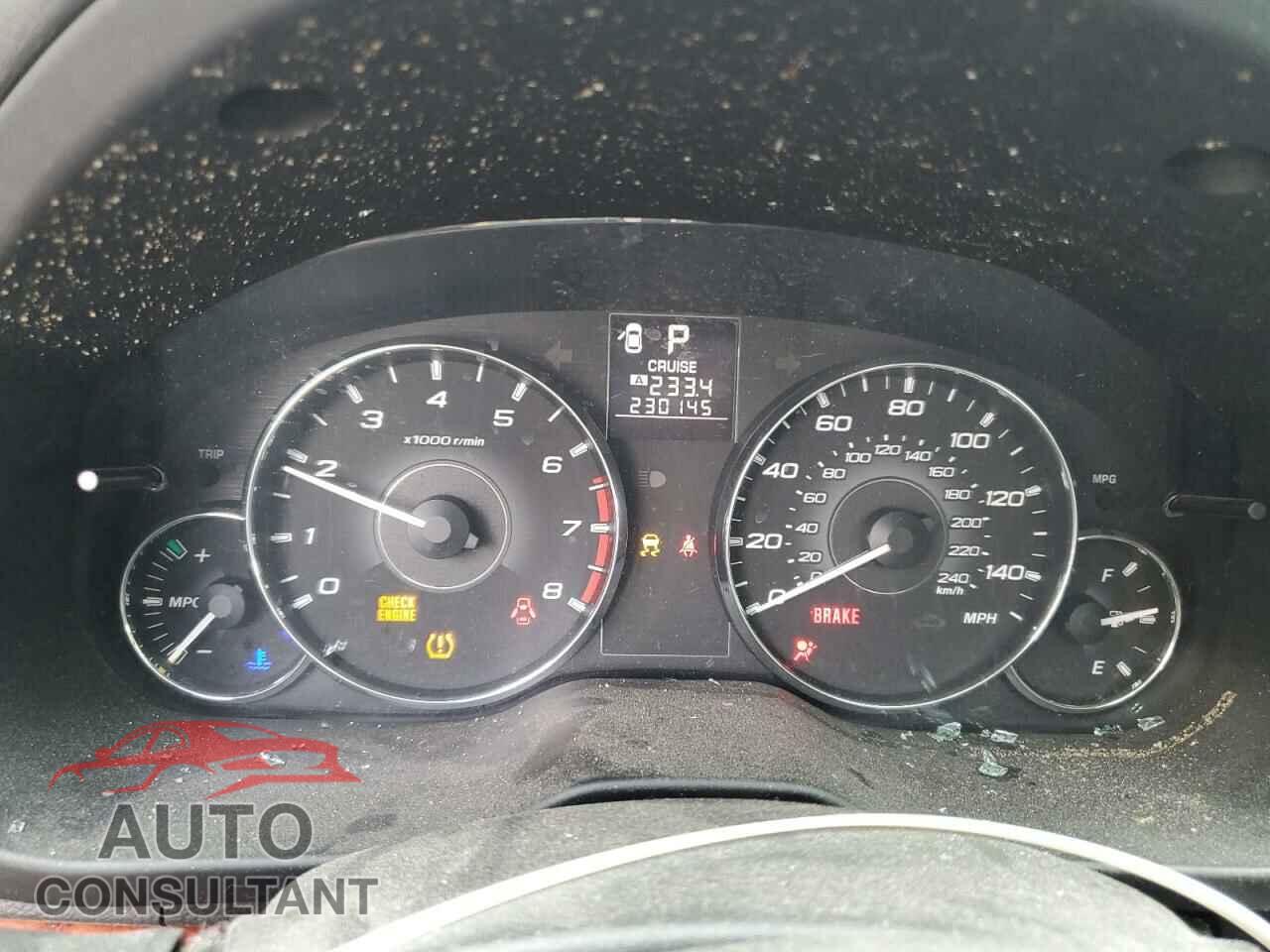 SUBARU OUTBACK 2011 - 4S4BRBKCXB3429290