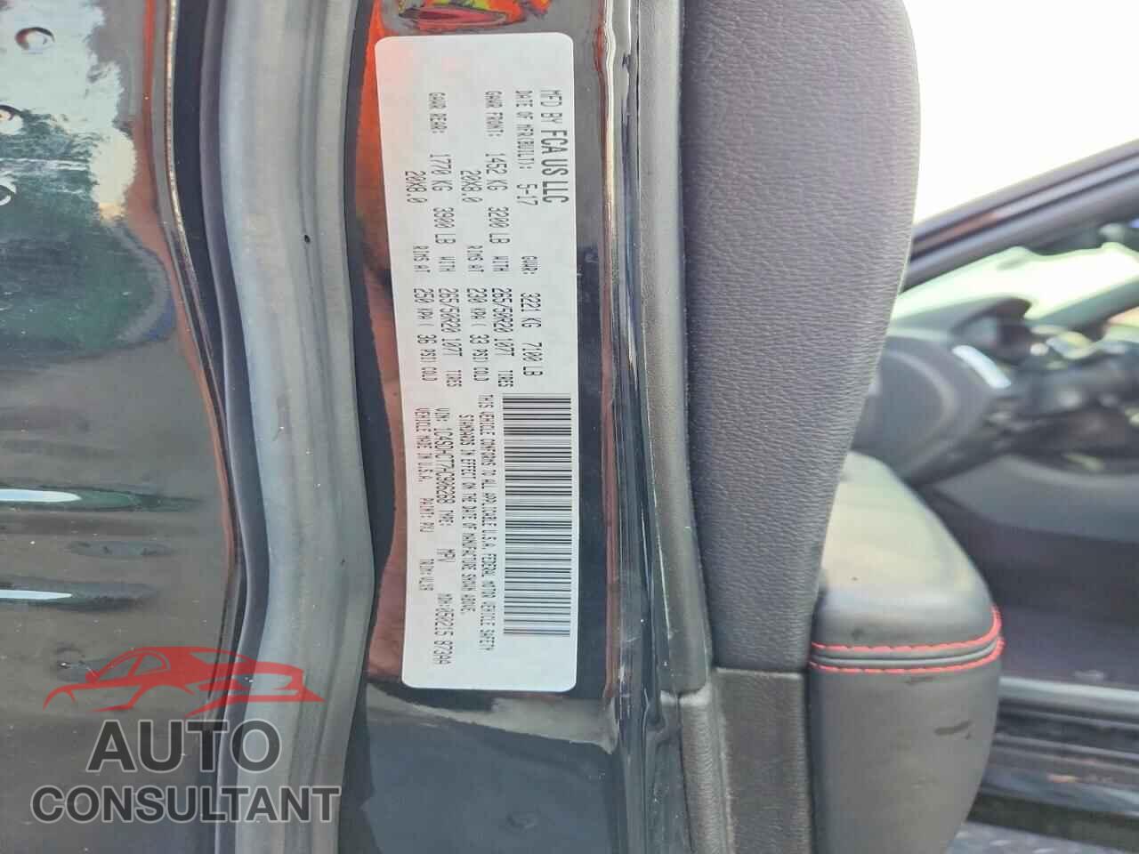 DODGE DURANGO 2017 - 1C4SDHCT7HC906268