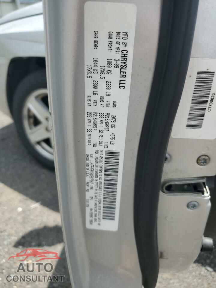 JEEP COMPASS 2009 - 1J4FF47B19D227107