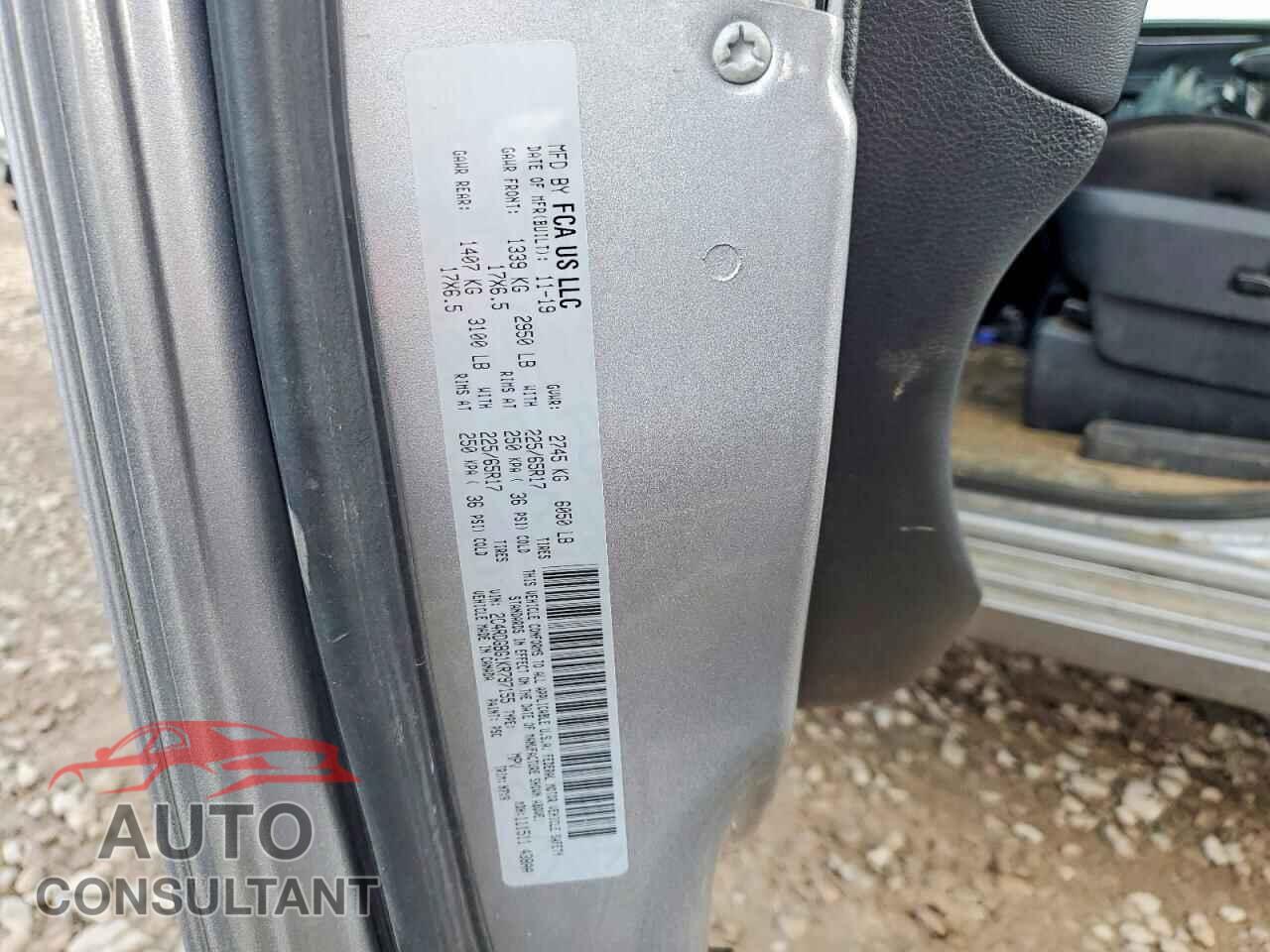 DODGE CARAVAN 2019 - 2C4RDGBG1KR797155
