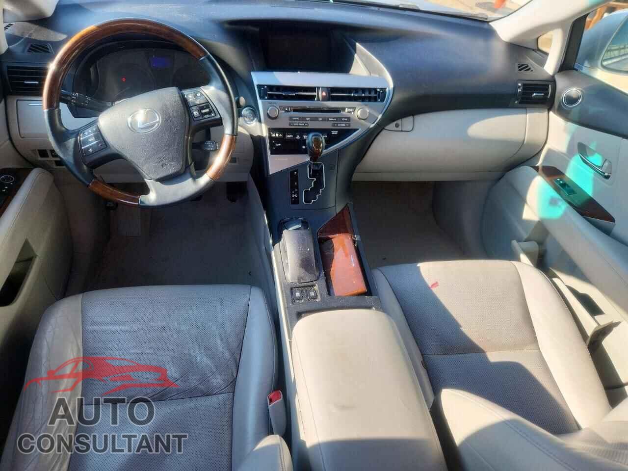 LEXUS RX350 2010 - 2T2BK1BA7AC017251