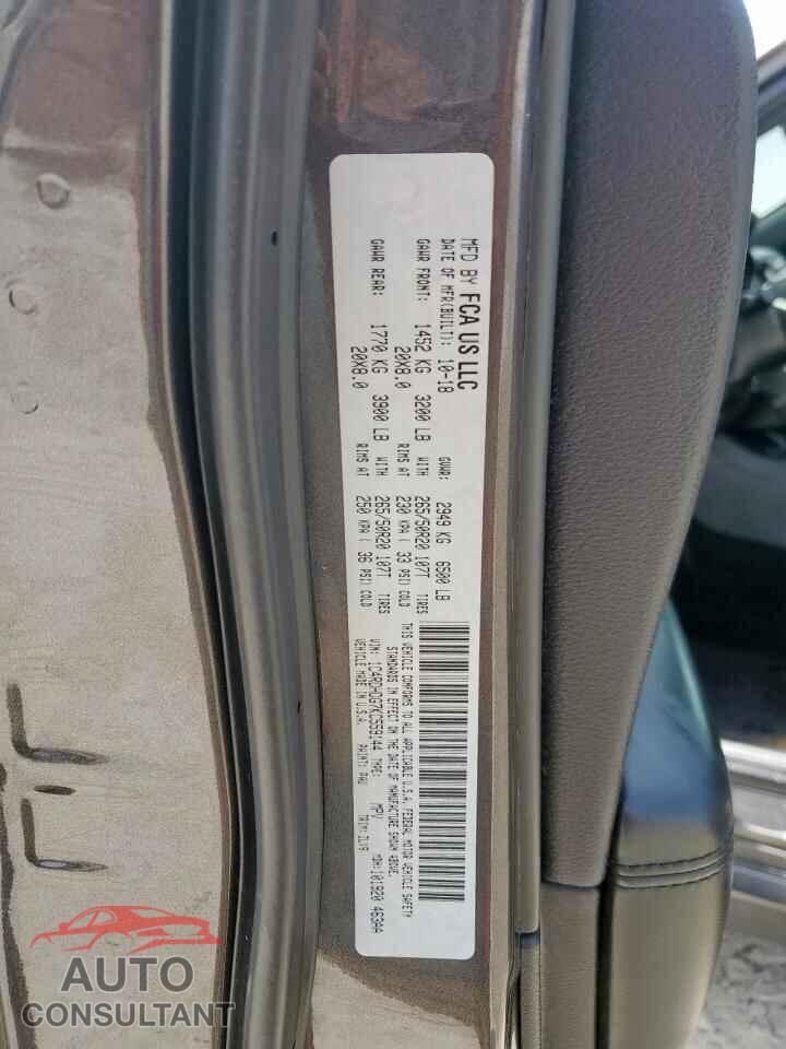 DODGE DURANGO 2019 - 1C4RDHDG7KC559144