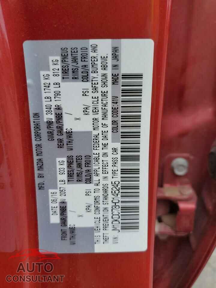 MAZDA CX-3 2017 - JM1DKDC78H0145245