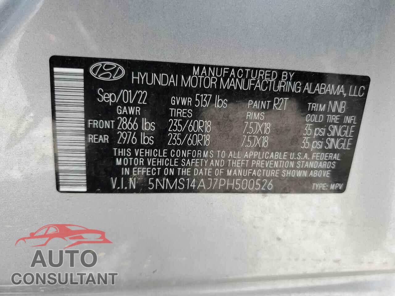 HYUNDAI SANTA FE 2023 - 5NMS14AJ7PH500526