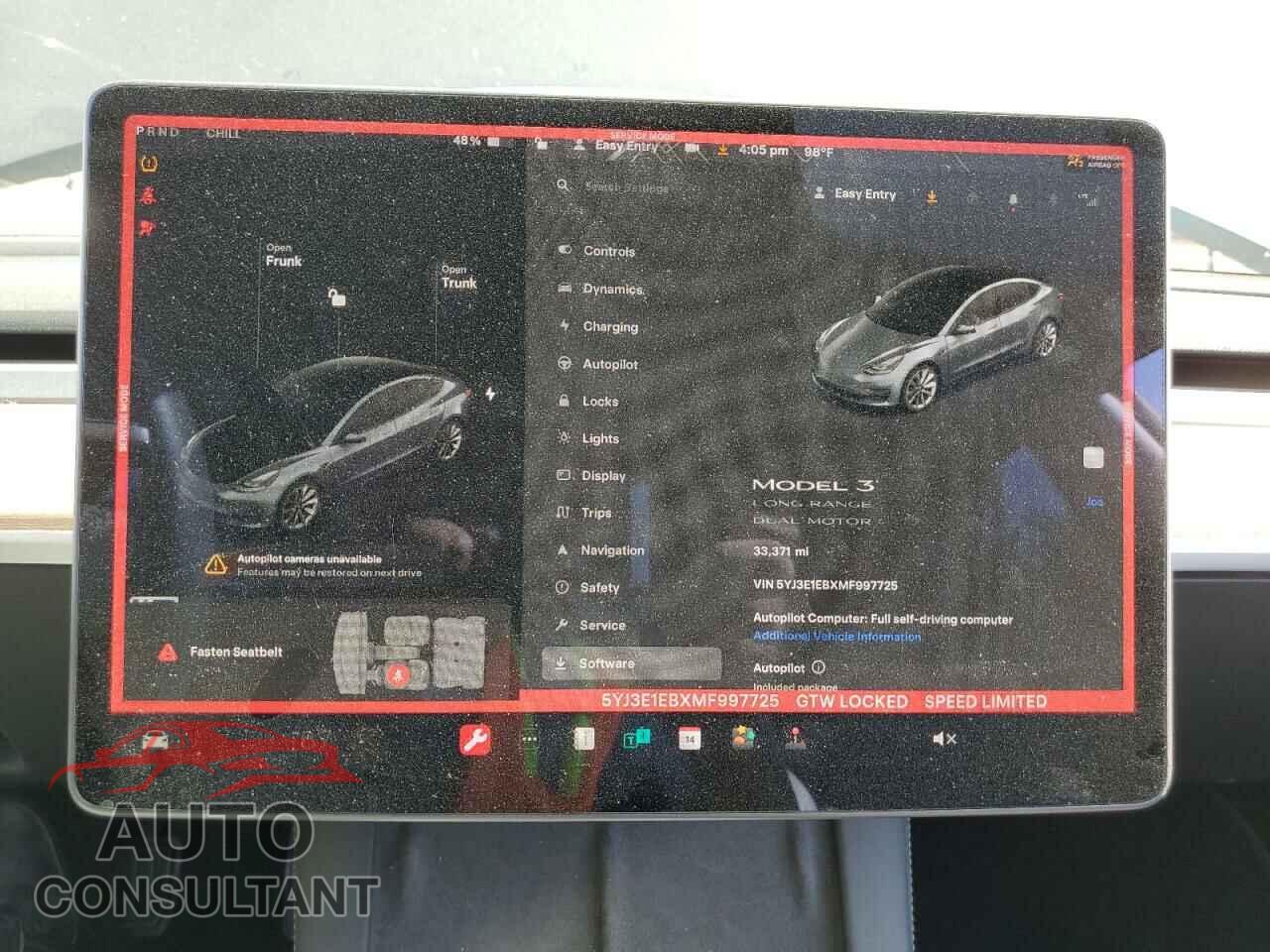 TESLA MODEL 3 2021 - 5YJ3E1EBXMF997725