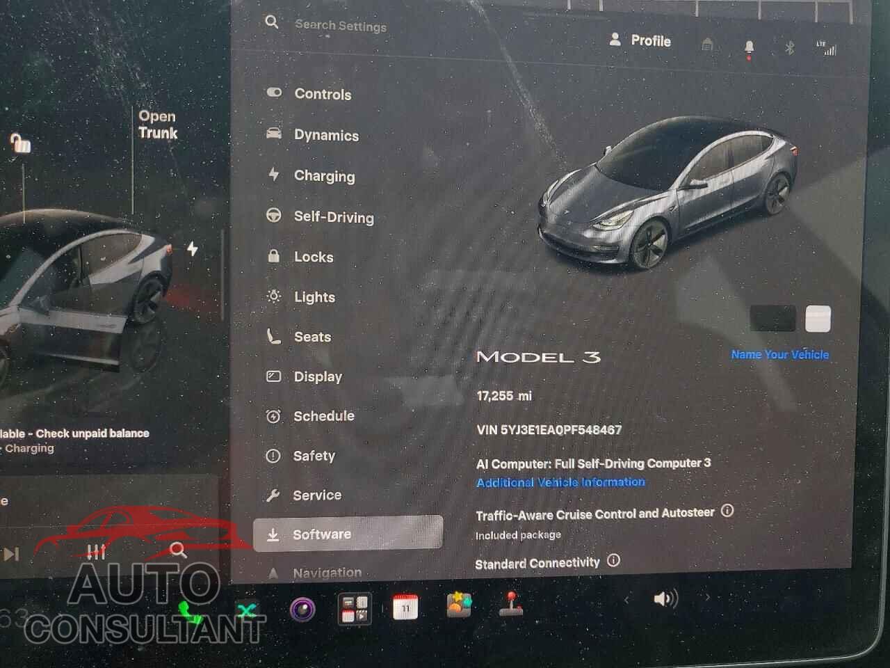 TESLA MODEL 3 2023 - 5YJ3E1EA0PF548467