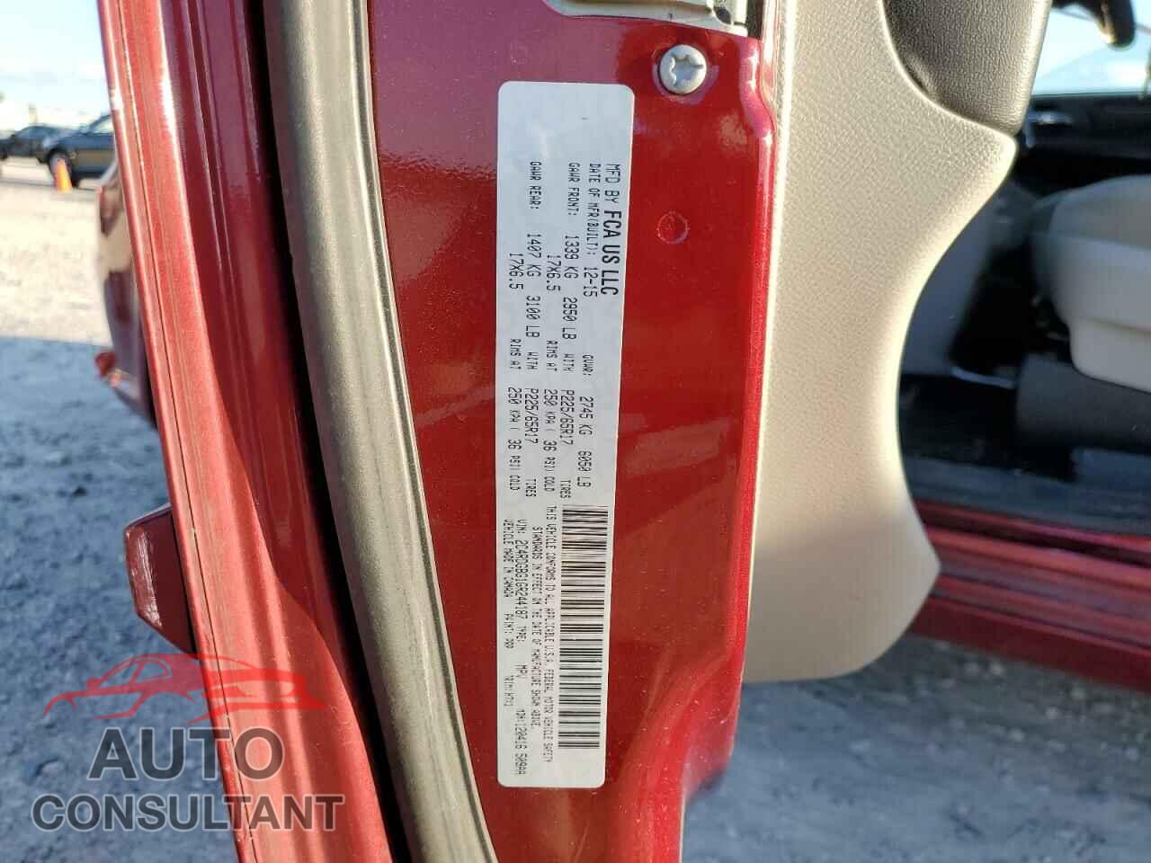 DODGE CARAVAN 2016 - 2C4RDGBG1GR244187