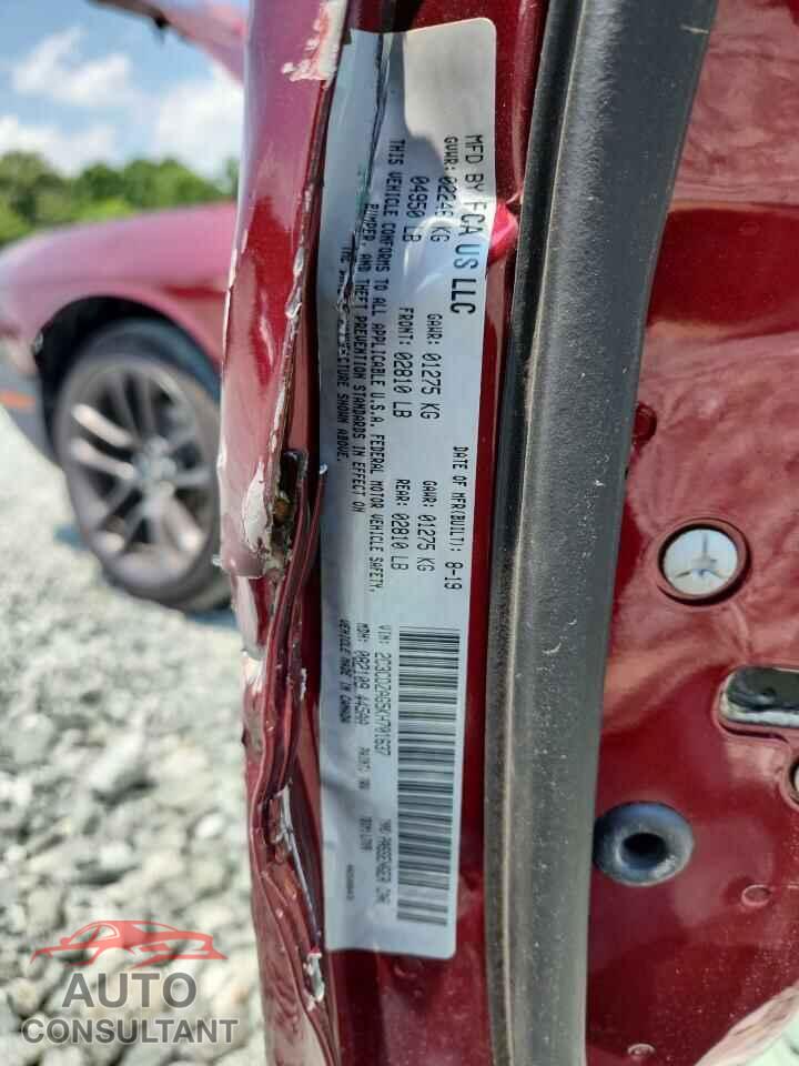 DODGE CHALLENGER 2019 - 2C3CDZAG5KH701637