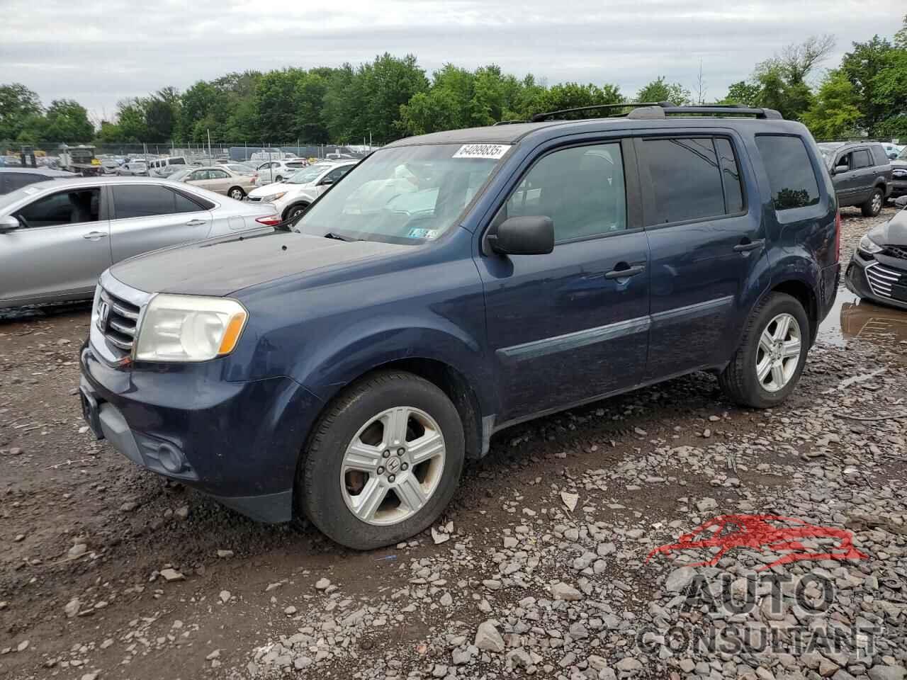HONDA PILOT 2012 - 5FNYF4H23CB019016
