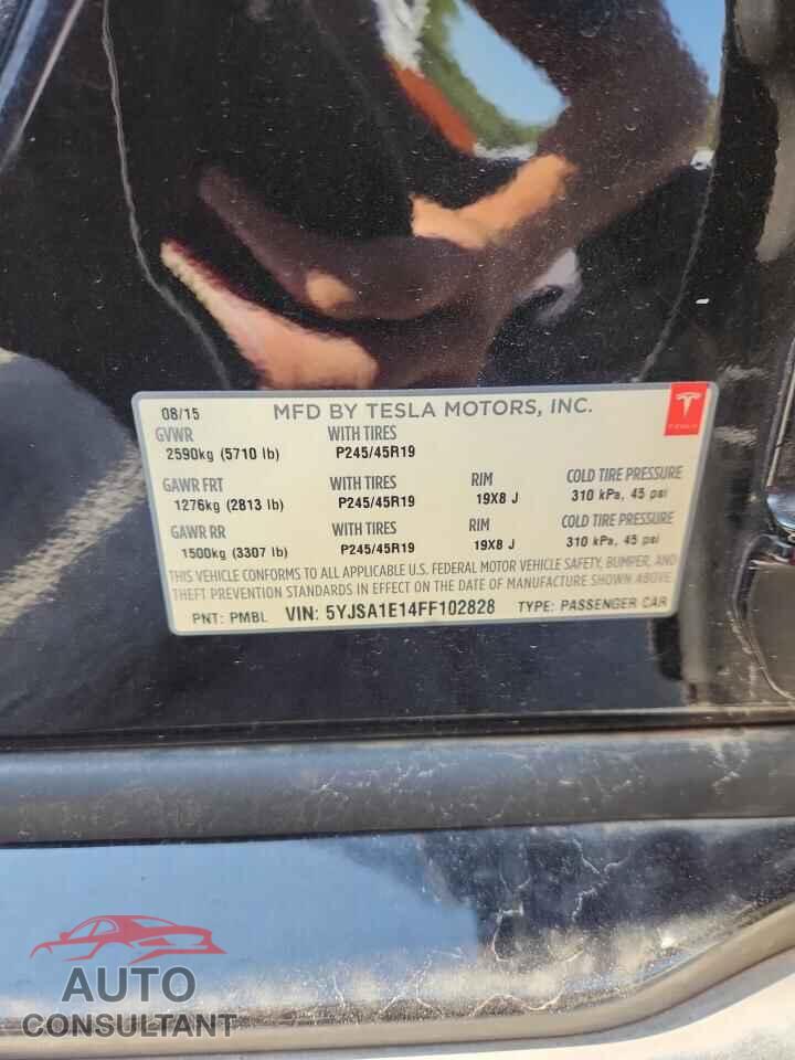 TESLA MODEL S 2015 - 5YJSA1E14FF102828