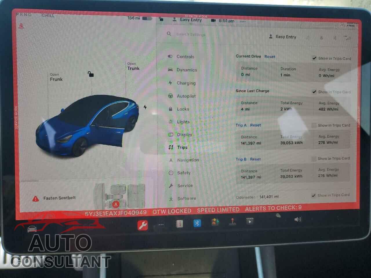 TESLA MODEL 3 2018 - 5YJ3E1EAXJF040949