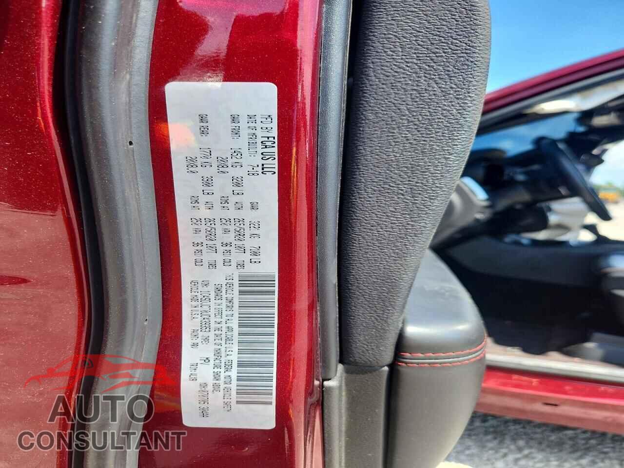 DODGE DURANGO 2018 - 1C4SDJCT0JC439353
